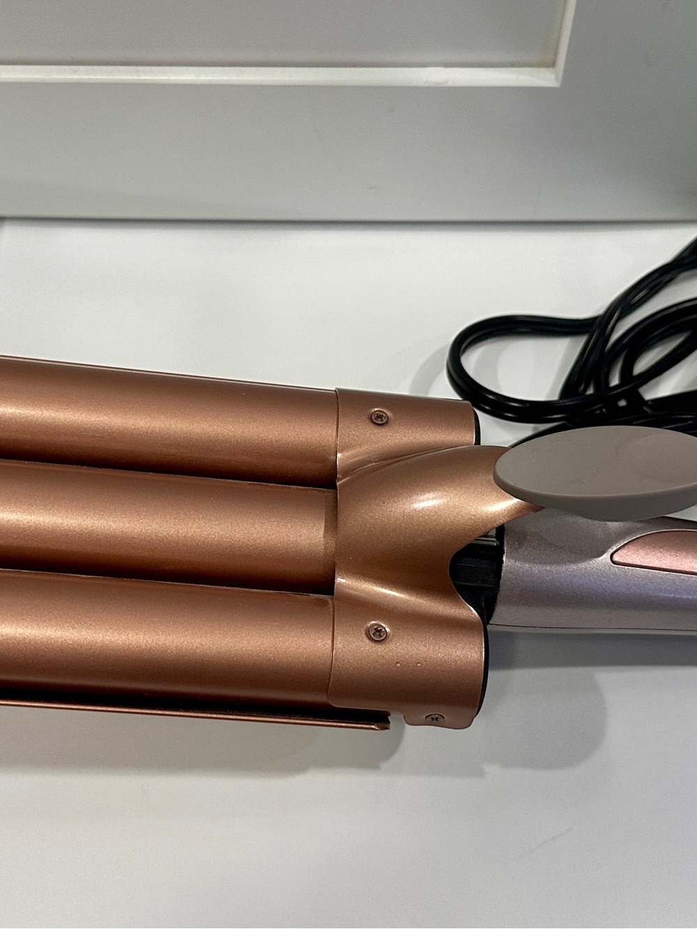 Conair InfintiPRO Triple Barrel Wave Hair Waver Ceramic Tourmaline- Rose Gold